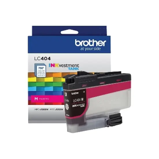 Brother LC404 Magenta Standard Yield Ink Cartridge Prints Up to 750 Pages (LC404MS) image {2}
