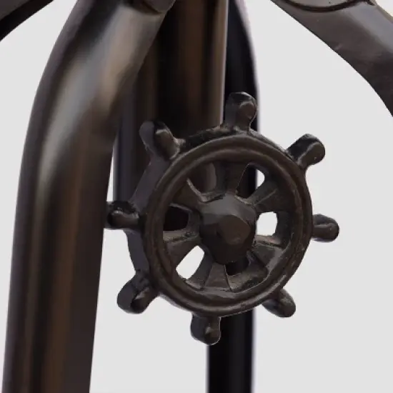 Clarkson Modern Industrial Adjustable Barstool Natural/Black - Christopher Knight Home image {3}