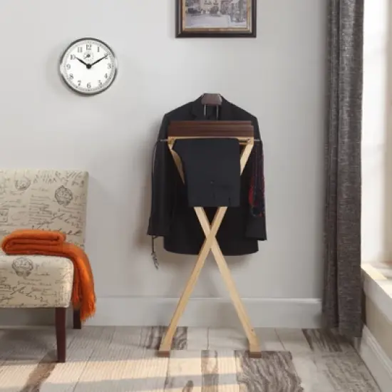 Proman Products Laguna Valet Medium Walnut image {2}