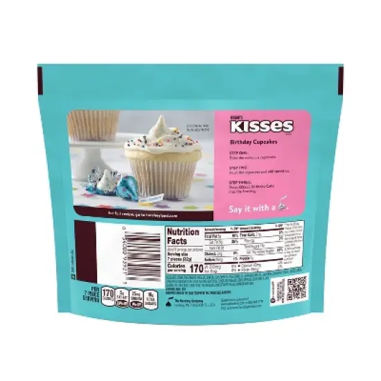 HERSHEY'S Birthday Cake Kisses Share Size - 10oz image {2}