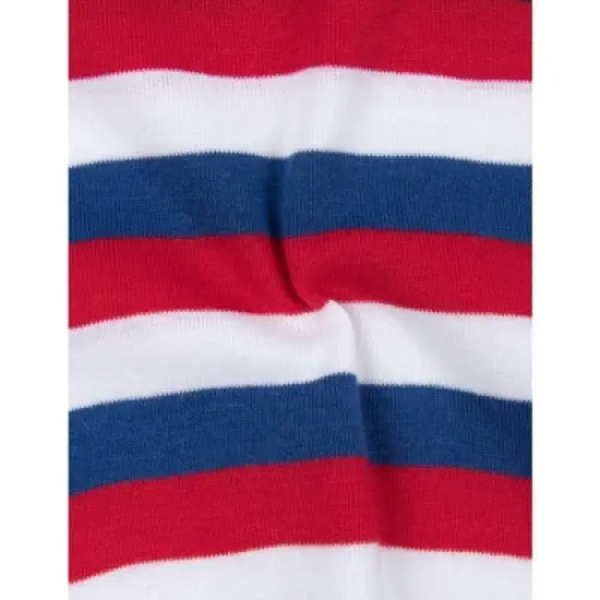 Leveret Mens Two Piece Cotton Striped Pajamas image {1}