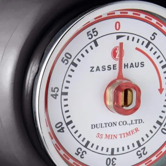 Zassenhaus Magnetic Retro 60 Minute Kitchen Timer, 2.75-Inch image {2}