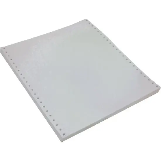 HITOUCH BUSINESS SERVICES 1-Pt Premium Bright Blank Computer Paper 9.5"x11" 20 lbs. White 1000 Sh/CT image {1}