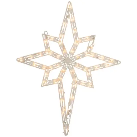 Northlight Lighted Star of Bethlehem Christmas Window Decoration - 18" image {1}