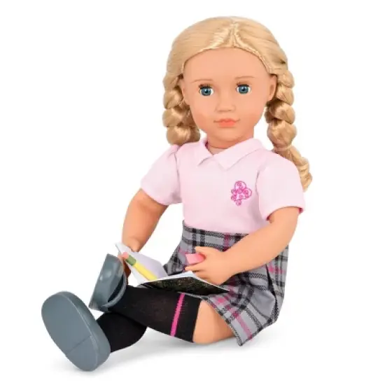 Our Generation Hally with Storybook & Accessories 18" Posable School Doll image {3}