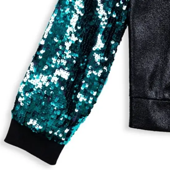 Disney Descendants Mal Sequin Zip Up Jacket Little Kid to Big Kid  image {6}