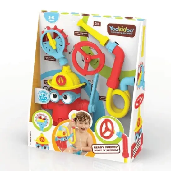 Yookidoo Ready Freddy Sprinkle Bath Toy image {1}