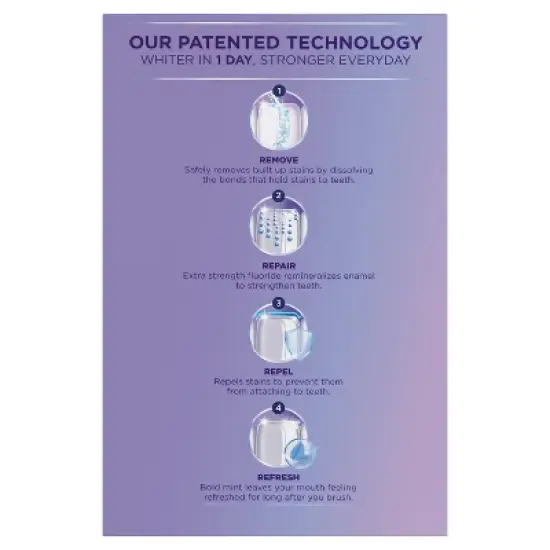 Crest 3D White Deep Stain Remover Daily Toothpaste - Dazzling Mint image {7}