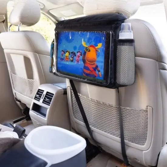 Lebogner Insulated Car Seat Organizer & iPad or Tablet Holder with Insulated Compartments - Universal Fit image {3}