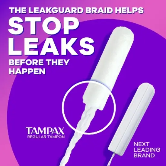 Tampax Compact Radiant Super Absorbency Unscented Tampons - 28ct image {2}