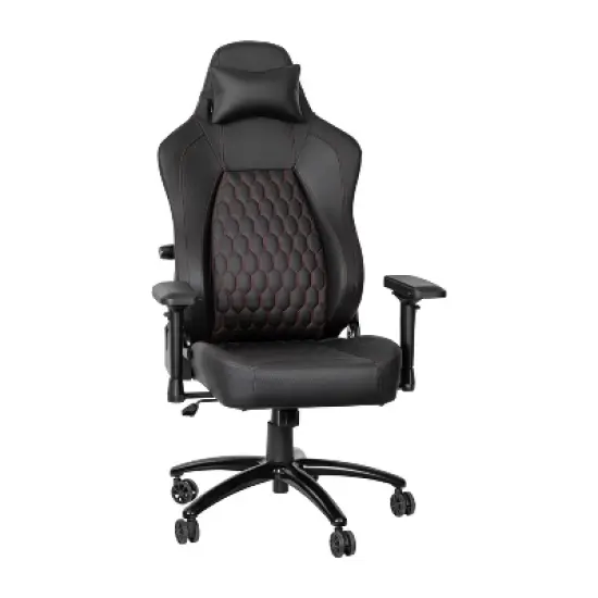 BlackArc High Back Adjustable Gaming Chair with 4D Armrests, Head Pillow and Adjustable Lumbar Support image {17}