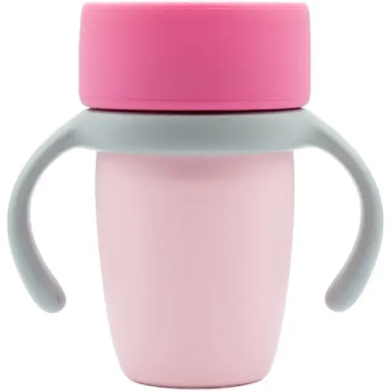 WeeSprout Baby Training Cup - Silicone Sippy Cup with Removable Handles for Weaning Off Bottle - Transition Spill-Proof Toddler Cup image {8}