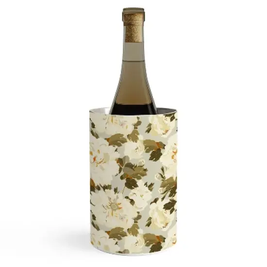 Iveta Abolina Peonies Light Sage Wine Chiller image {2}