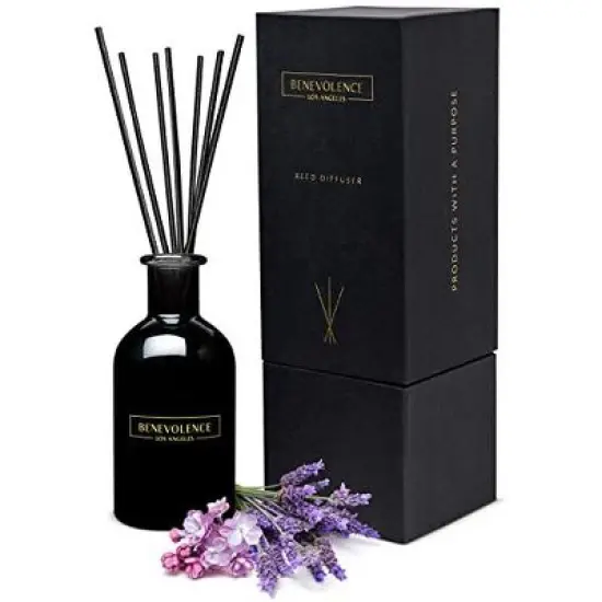 Benevolence LA Aromatherapy Scented Oil Reed Diffuser Set image {8}