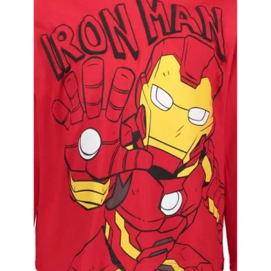 Marvel Avengers 3 Pack Lon Sleeve Graphic T-Shirts  image {6}
