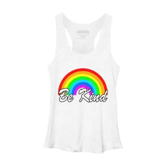 Design By Humans Be Kind Autism Awareness Rainbow Choose Kindness By Racerback Tank Top image {5}