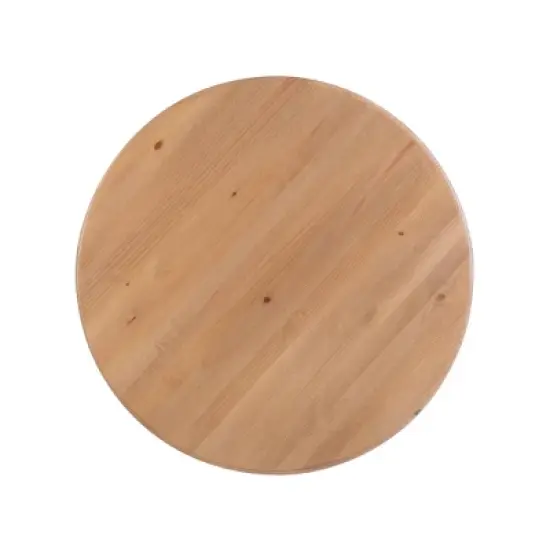 Doherty Round Dining Table Rustic Honey - Powell image {4}
