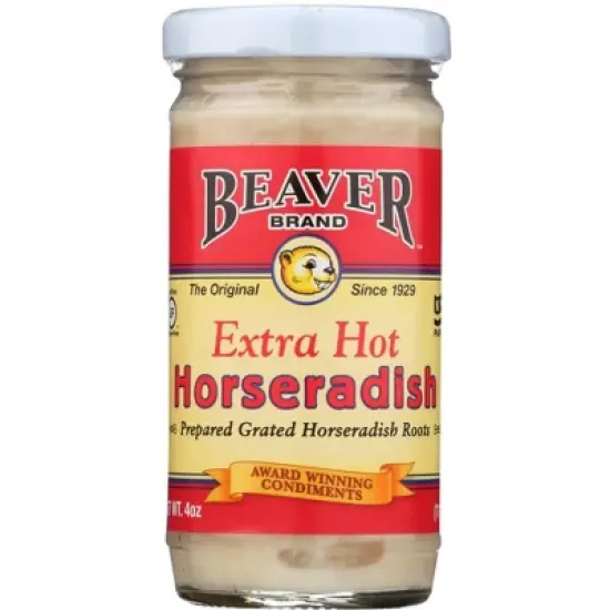 Beaver Extra Hot Horseradish - 12 pack, 4 oz image {1}