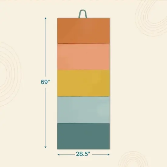 B. toys Wonder Tumble Mat Folding Gymnastics Playmat image {5}