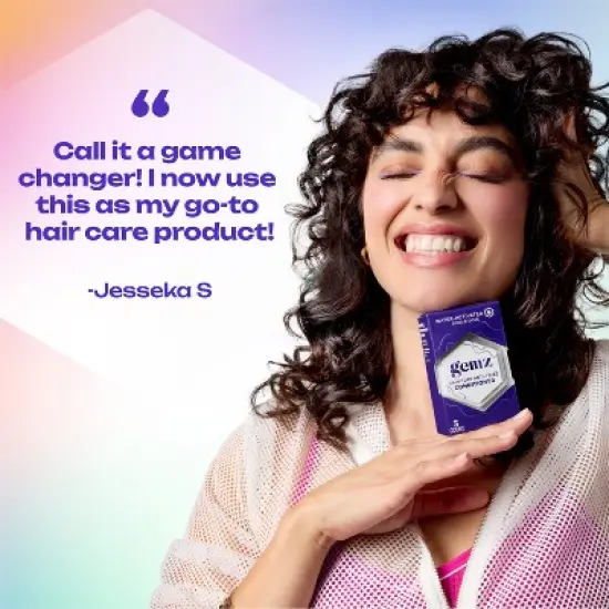 gemz Anti-Frizz Conditioner, Rainy Day, Color Safe - 5ct/0.2oz image {5}