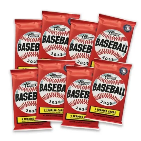 2023 Topps MLB Heritage Baseball Trading Card Blaster Box image {2}
