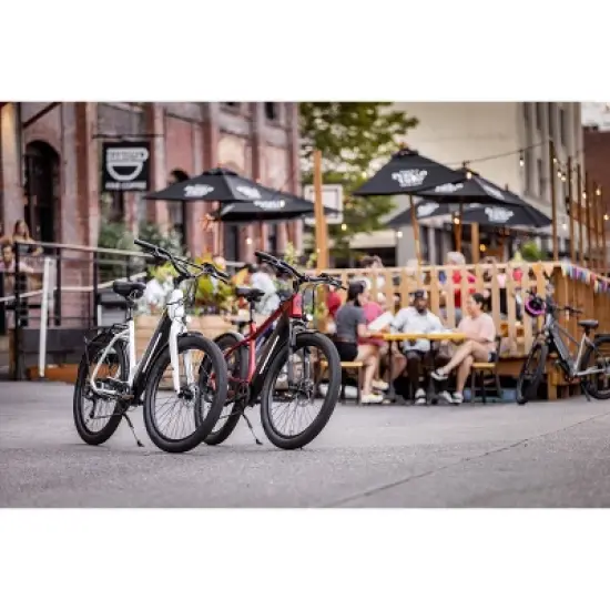 Schwinn Adult Coston DX 27.5" Step Through Hybrid Electric Bike image {12}