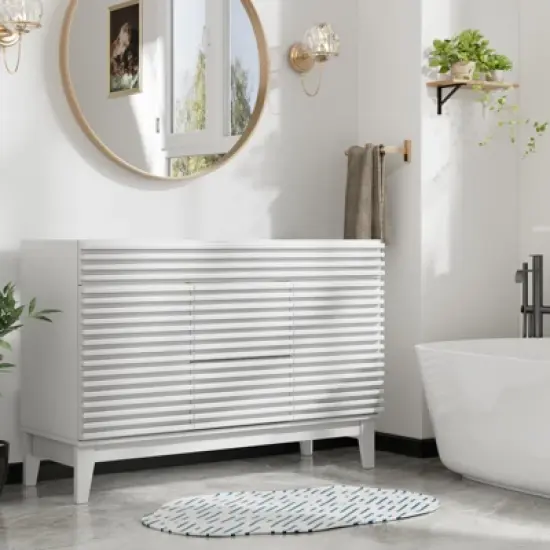 48.0 in. Freestanding Bath Vanity Cabinet without Top Assembly required image {6}