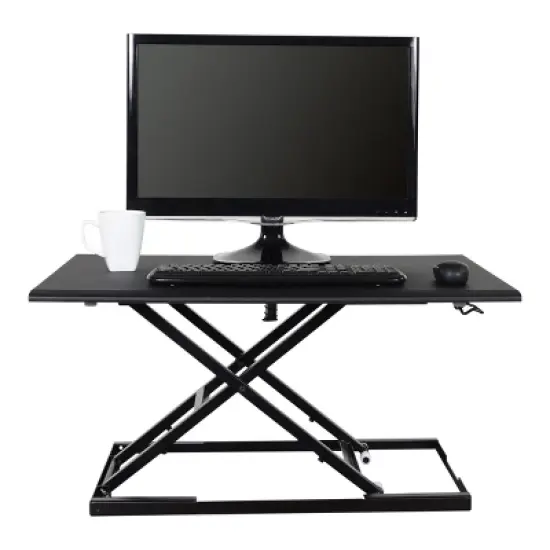 Stand Up Desk Store AirRise Adjustable Height Standing Desk Converter Monitor Stand image {2}