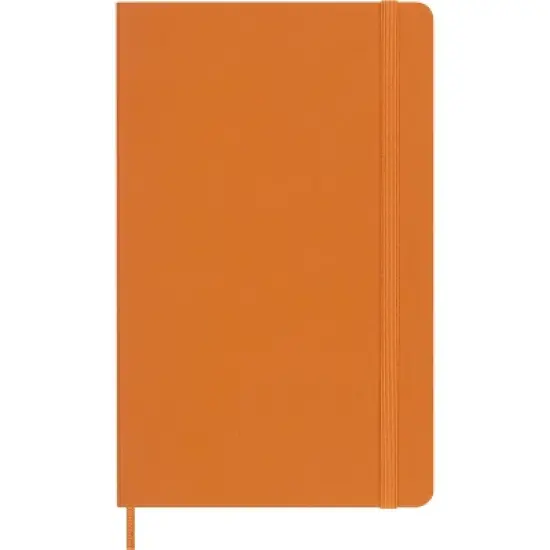Moleskine Vegea Carpri Large Ruled Soft Notebook Orange Box: Lined Journal, 5x8.25", 176 Pages, Sewn Binding image {7}