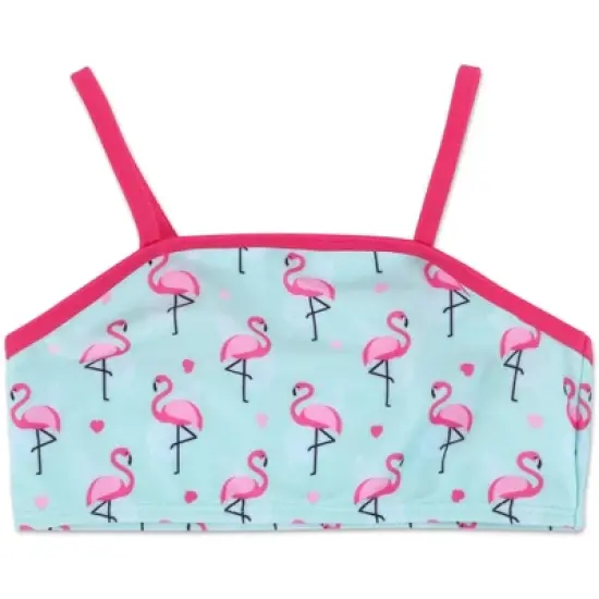 Trolls Kindi Kids JoJo Siwa Poppy Unicorn Girls One Piece Bathing Suit Bikini Top Rash Guard Skirt and Bottom 5 Swimsuit Set Toddler image {3}