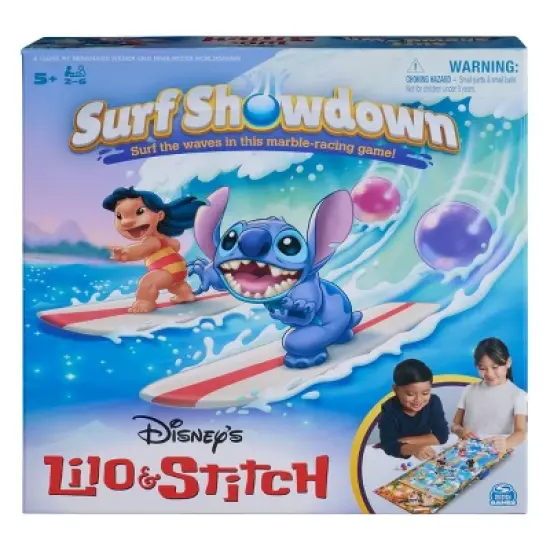 Spin Master Games Disney&rsquo;s Lilo & Stitch Surf Showdown Marble Game image {8}