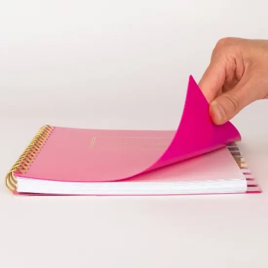 Emily Ley 2024 Planner 8.875"x7.875" Weekly/Monthly Solid Pink image {6}