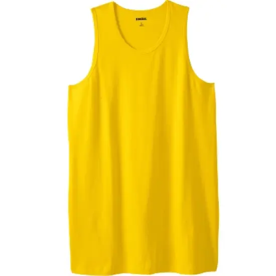 KingSize Men's Big & Tall Shrink-Less&trade; Lightweight Longer-Length Tank image {11}