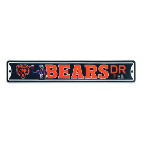 NFL Chicago Bears Metal Wall Sign image {4}