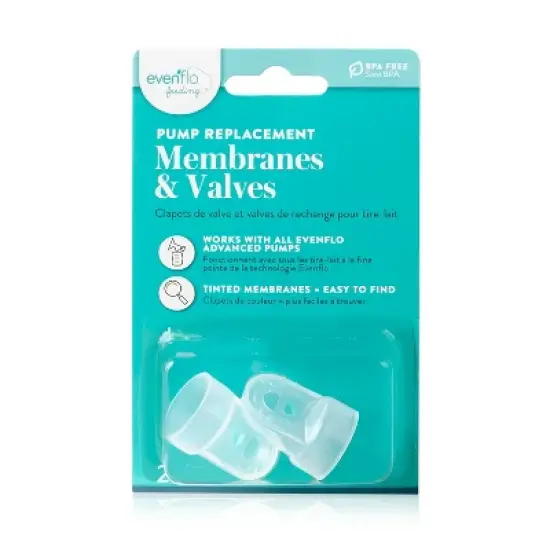 Evenflo Breast Pump Replacement Membranes And Valves 2ea image {3}