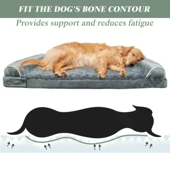 Memory Foam Washable Dog Bed image {2}