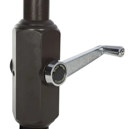 Athens 6.5 X 10 Ft Rectangle Crank Umbrella - PAT8307 - Safavieh image {3}