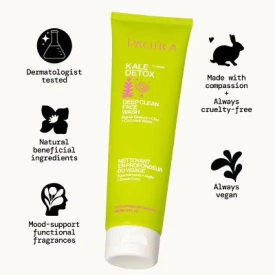 Pacifica Kale Detox Deep Cleansing Face Wash - Scented - 5 fl oz image {6}