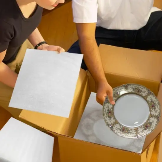 UBMOVE Pack of 50 Foam Sheets (12" x 12"), 1/16" Thick Cushioning Wrap image {4}