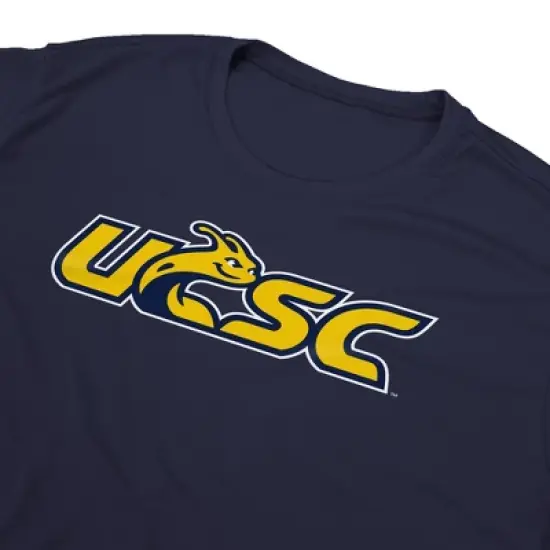 Men's Campus Lab University of California Santa Cruz Men's Sport Active T-Shirt Primary Logo image {4}