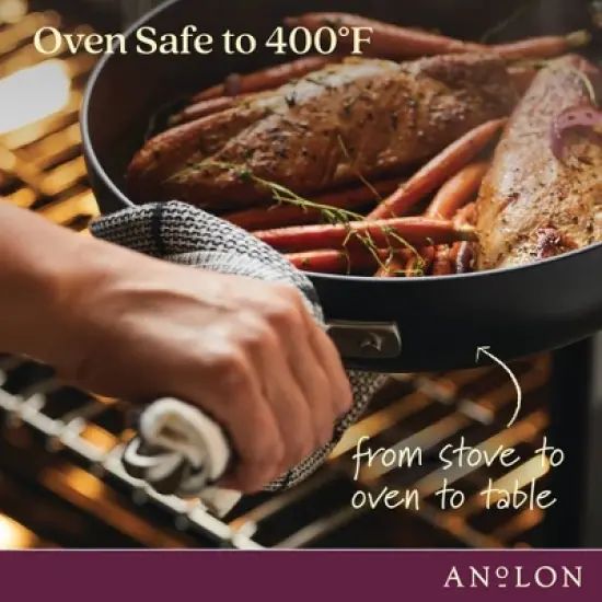 Anolon Advanced Home 8.5" Hard Anodized Nonstick Frying Pan Onyx image {5}