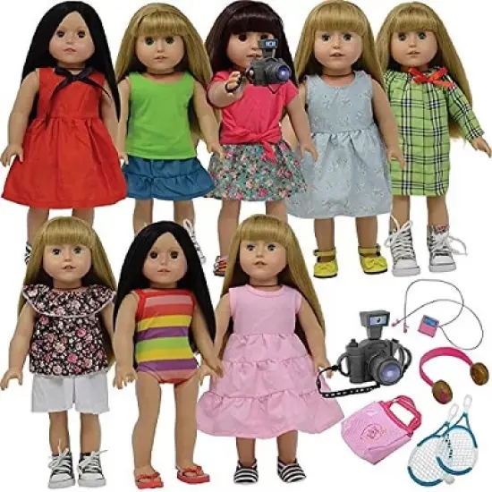 The New York Doll Collection Doll Dress Assortment image {8}