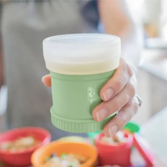 Re-Play 2pk Snack Stack with Trap and Travel Lid - Sage image {2}