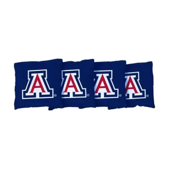 NCAA Arizona Wildcats Corn-Filled Cornhole Bags Blue - 4pk image {1}
