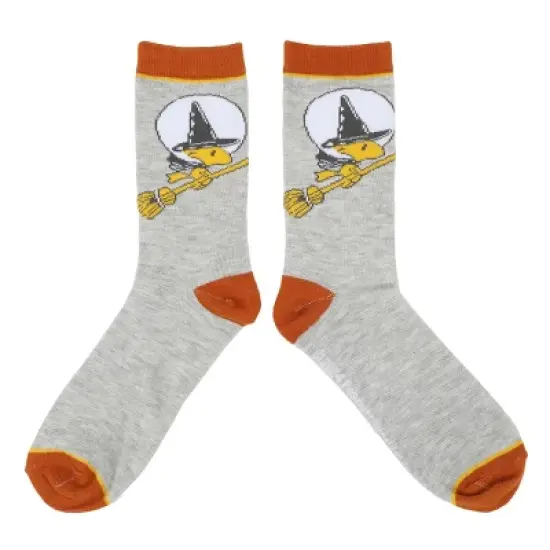 Peanuts Snoopy & Woodstock Halloween Women's 5-Pair Casual Crew Socks image {1}