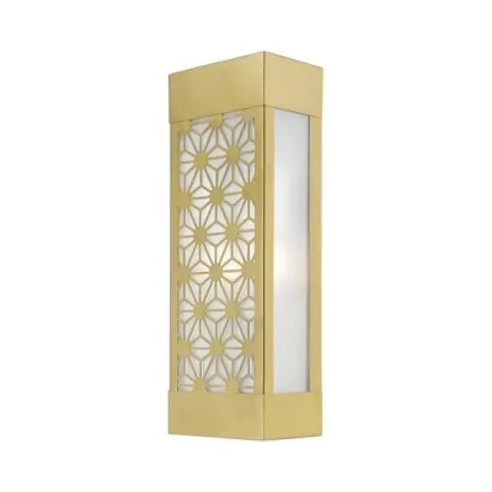 Livex Lighting Berkeley 2 - Light Wall Light in  Satin Gold image {4}