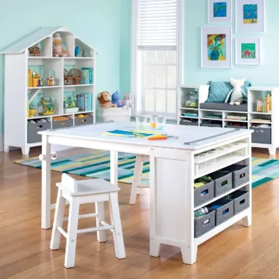 Martha Stewart Living and Learning Kids' Art Table and Stool Set image {2}