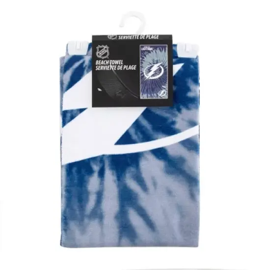 NHL Tampa Bay Lightning Pyschedelic Beach Towel image {3}