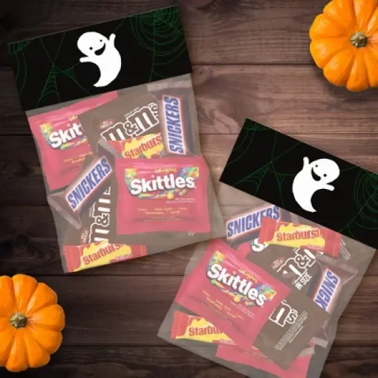 Starburst, Snickers, Skittles, & M&M's Halloween Variety Pack Fun Size - 68.69oz/150ct image {4}