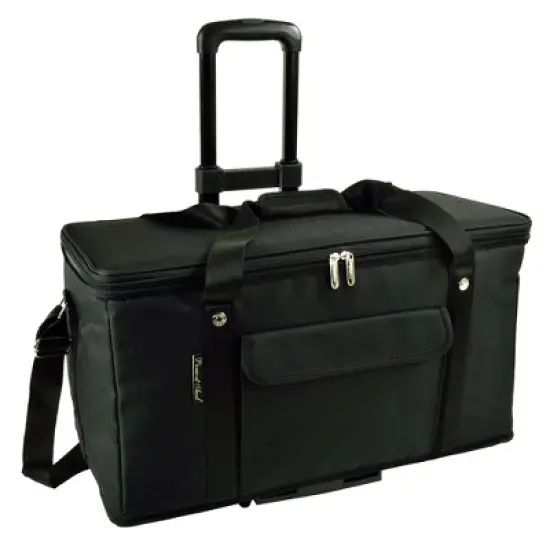 NCAA Purdue Boilermakers  Folding Soft Sided  Rolling Cooler -64 Cans image {1}